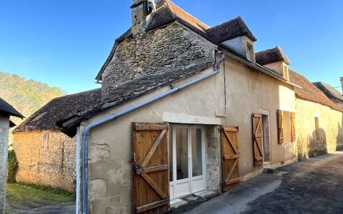 A 5 mn de Montignac-Lascaux, petite maison en pierre rénovée dans un joli petit village typique du Périgord Noir.
